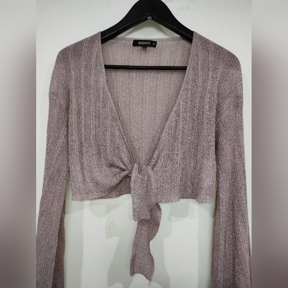 Rose golden Shrug cum Wrap top - Picture 9 of 15